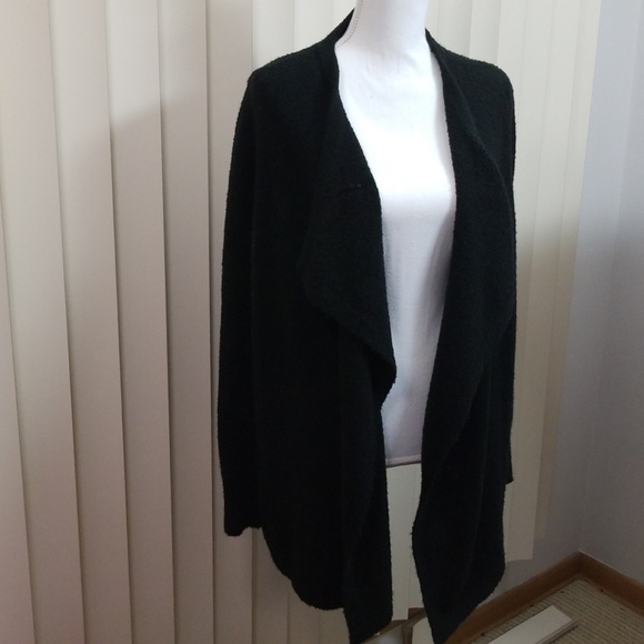 Black waterfall open cardigan from Loft - Picture 2 of 6